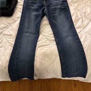 Old Navy Dark Blue Boot Cut Jeans